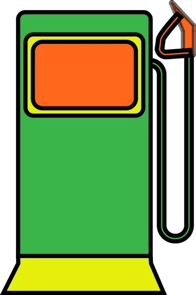 ilustración de un gasolina estación. vector