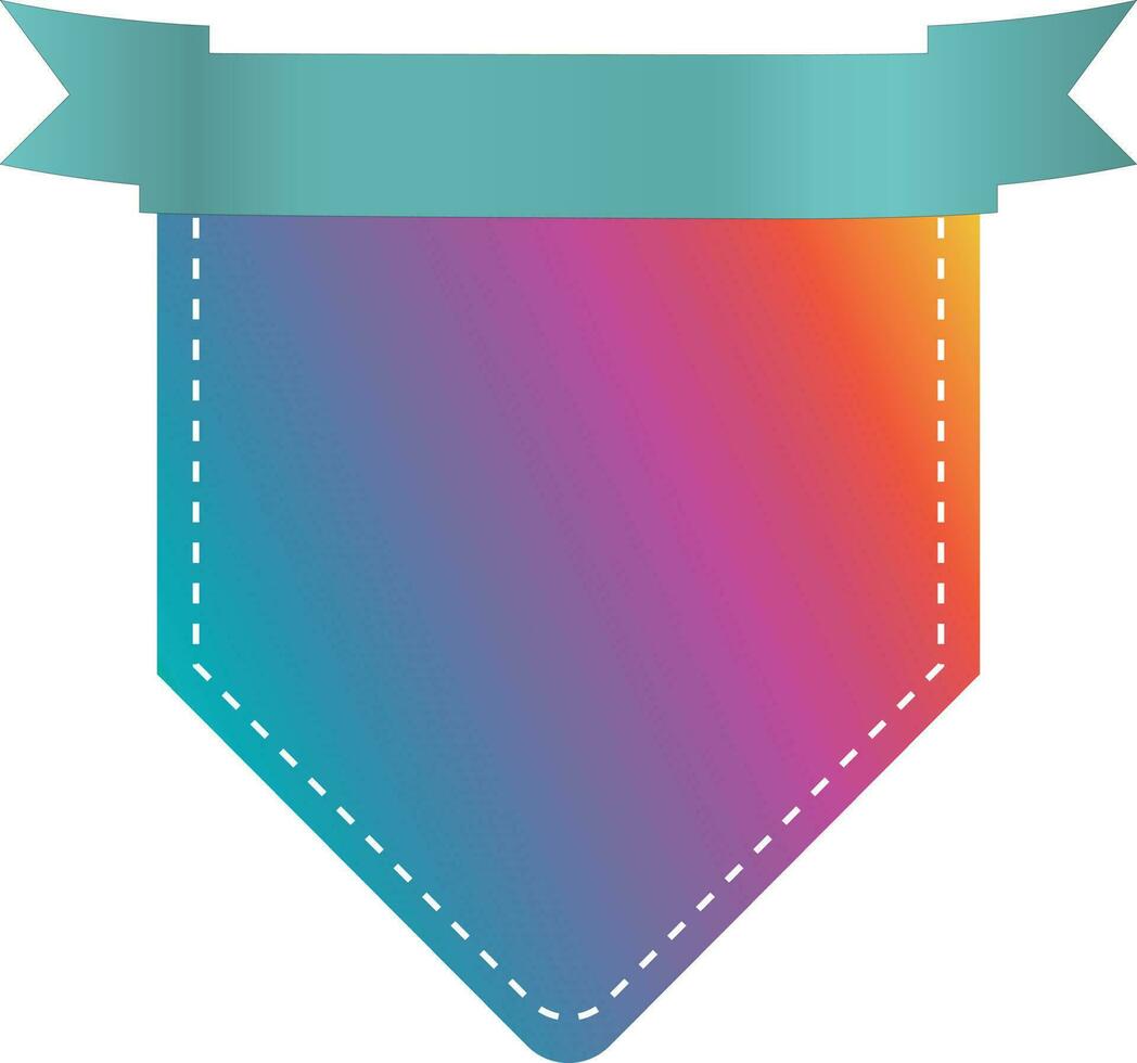 Paper Ribbon Banner design art vector