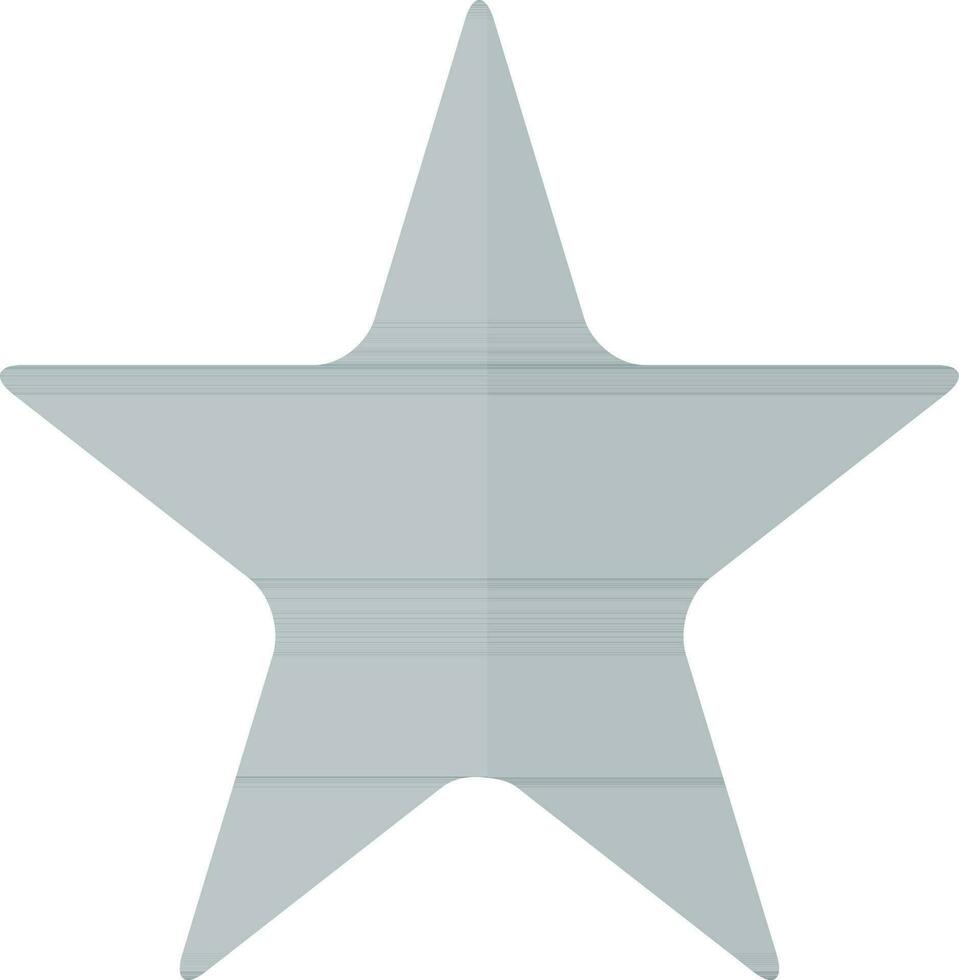 Vector icon of star element.