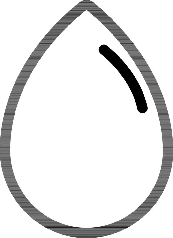 Vector Illustration of Drop Sign or Symbol.