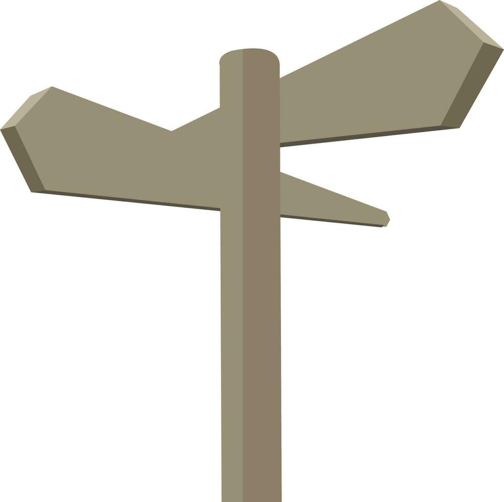 Direction board isolated icon. vector
