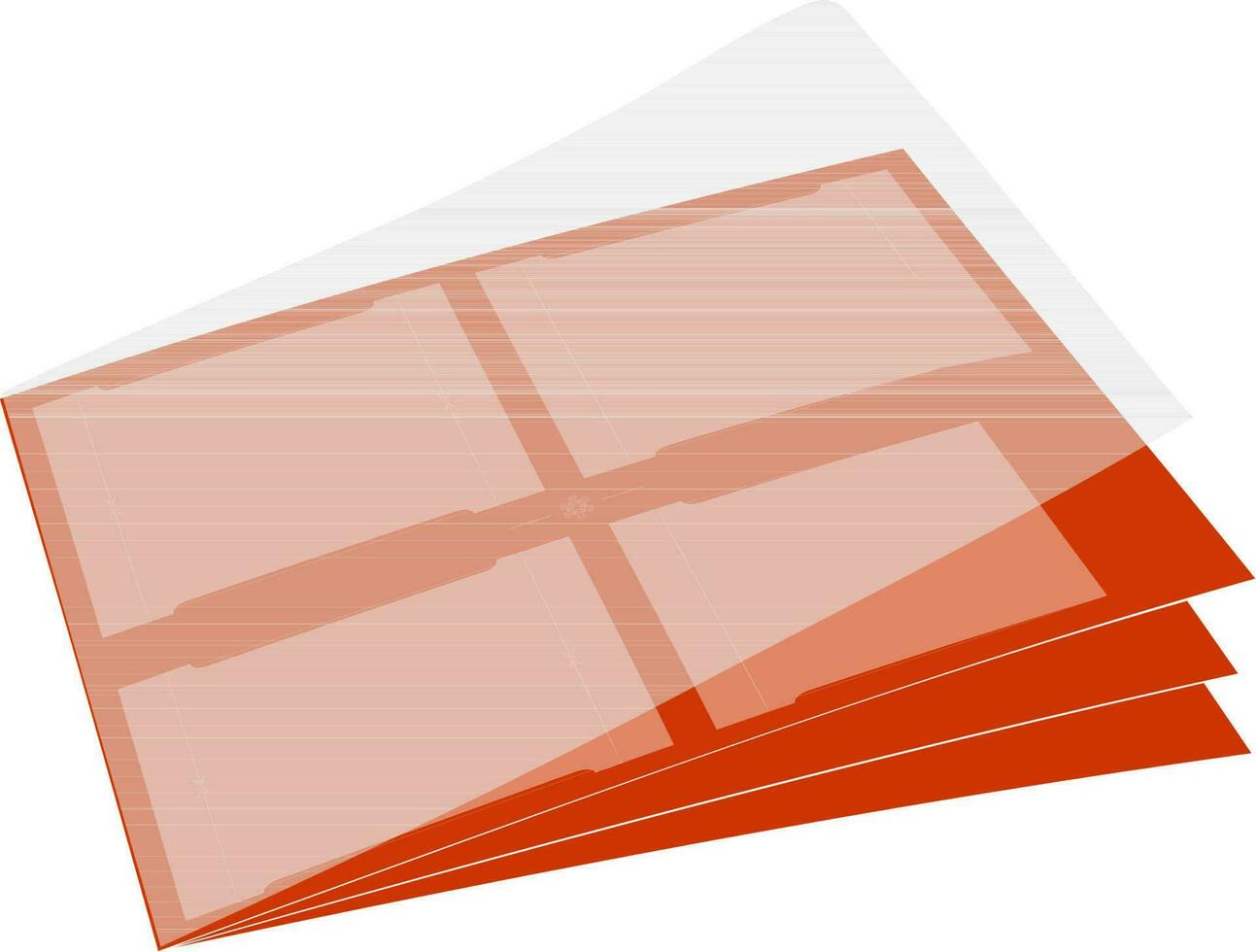 Flat close greeting card icon. vector