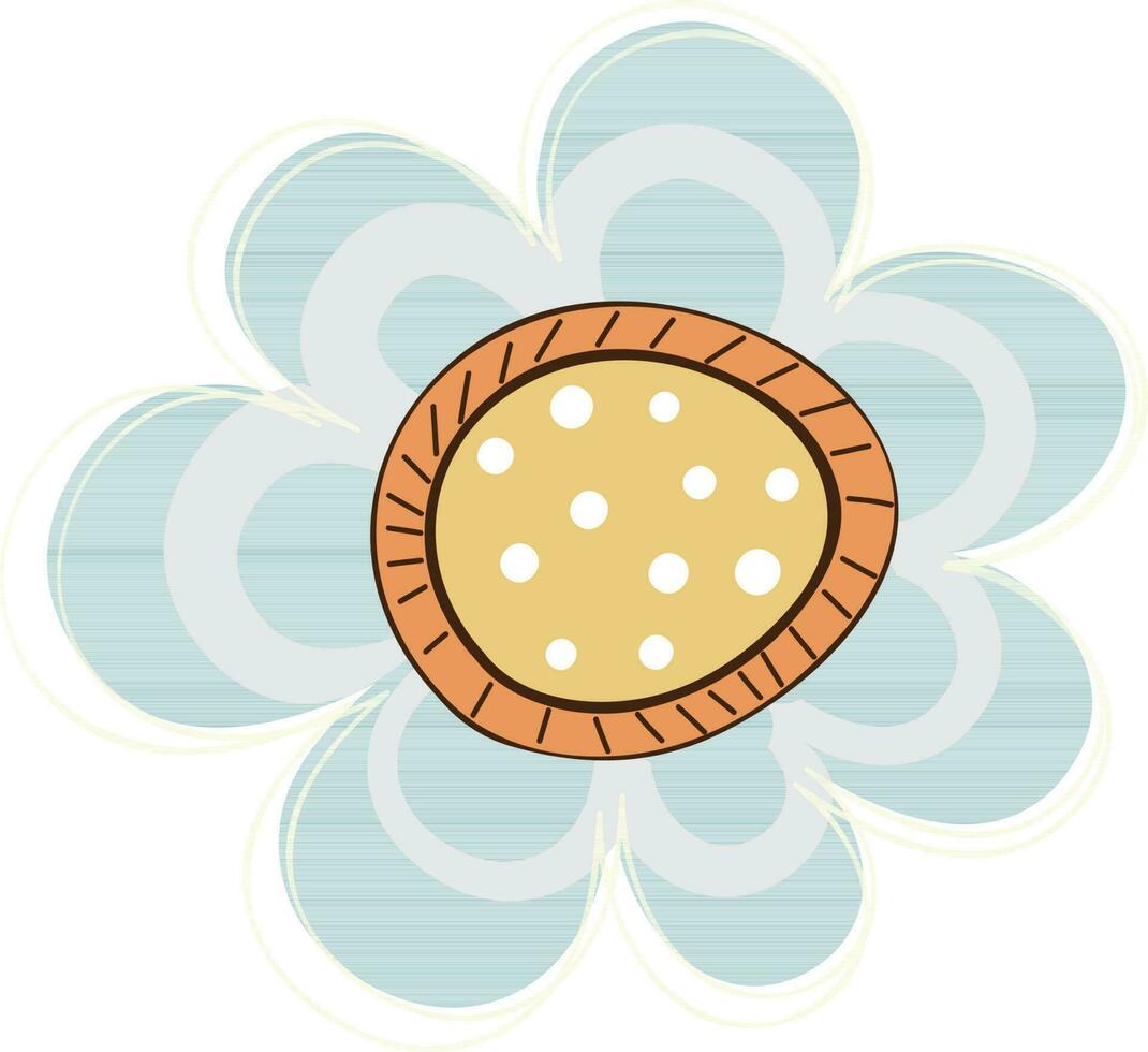 Illustration of a flower. vector