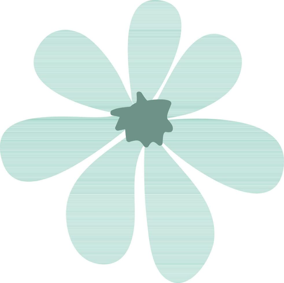 ilustración de más elegante flor en plano diseño. vector