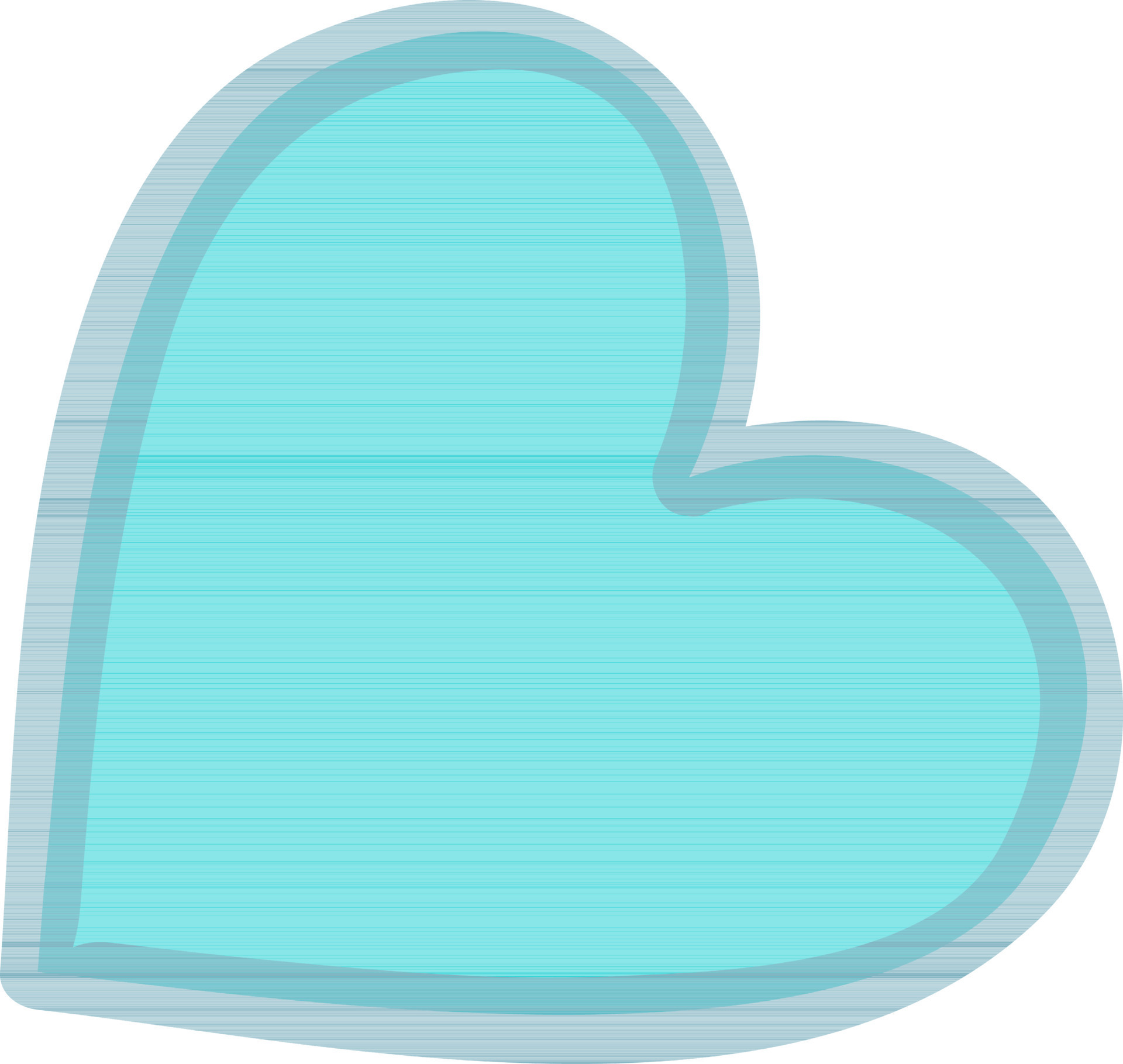 Illustration of blue heart. 24330404 Vector Art at Vecteezy