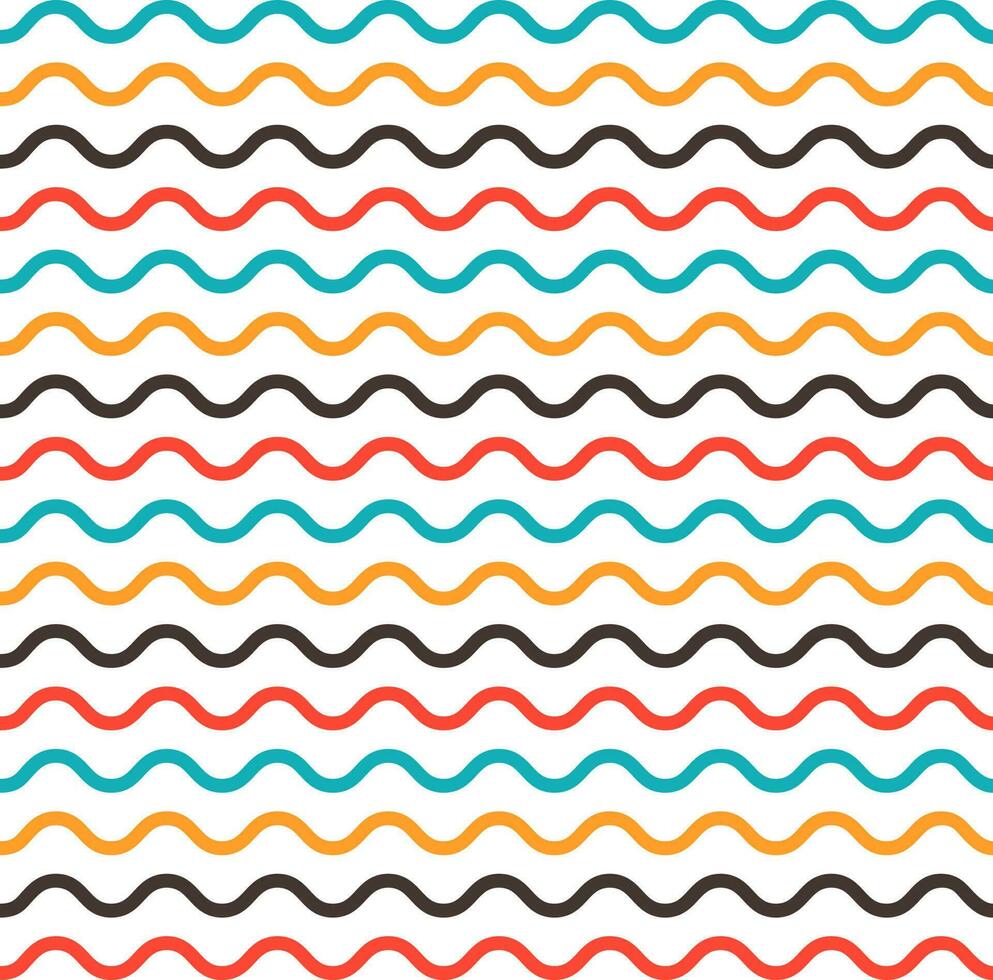 abstracción de vistoso ondas. vector