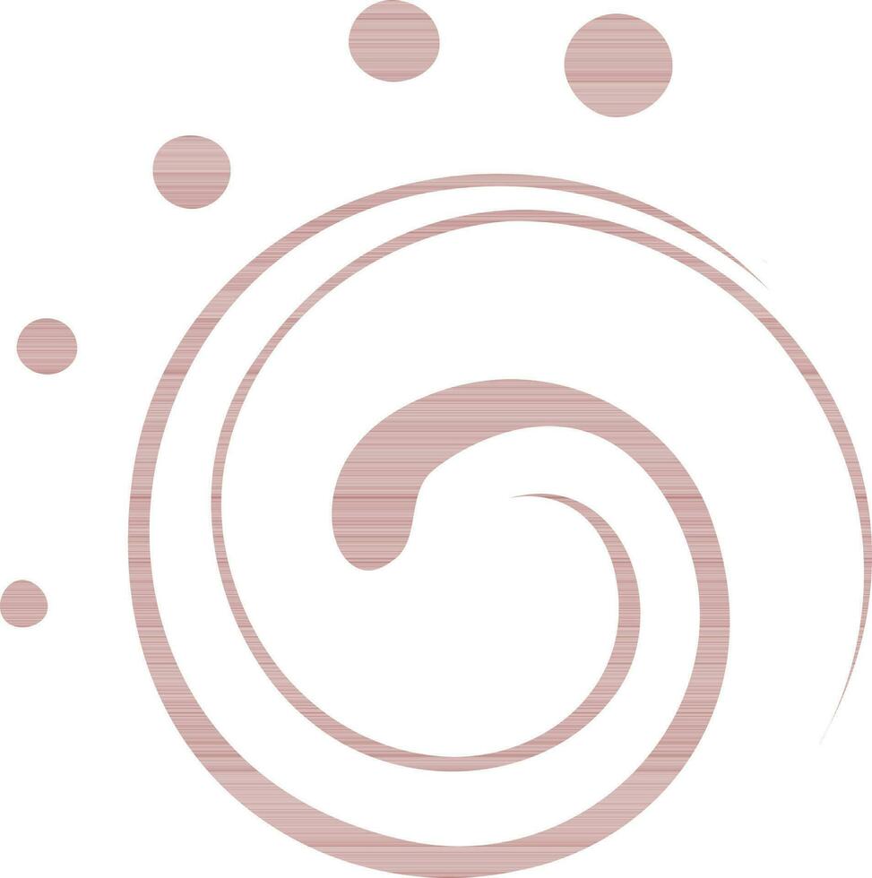 Illustration of abstract circular design. vector