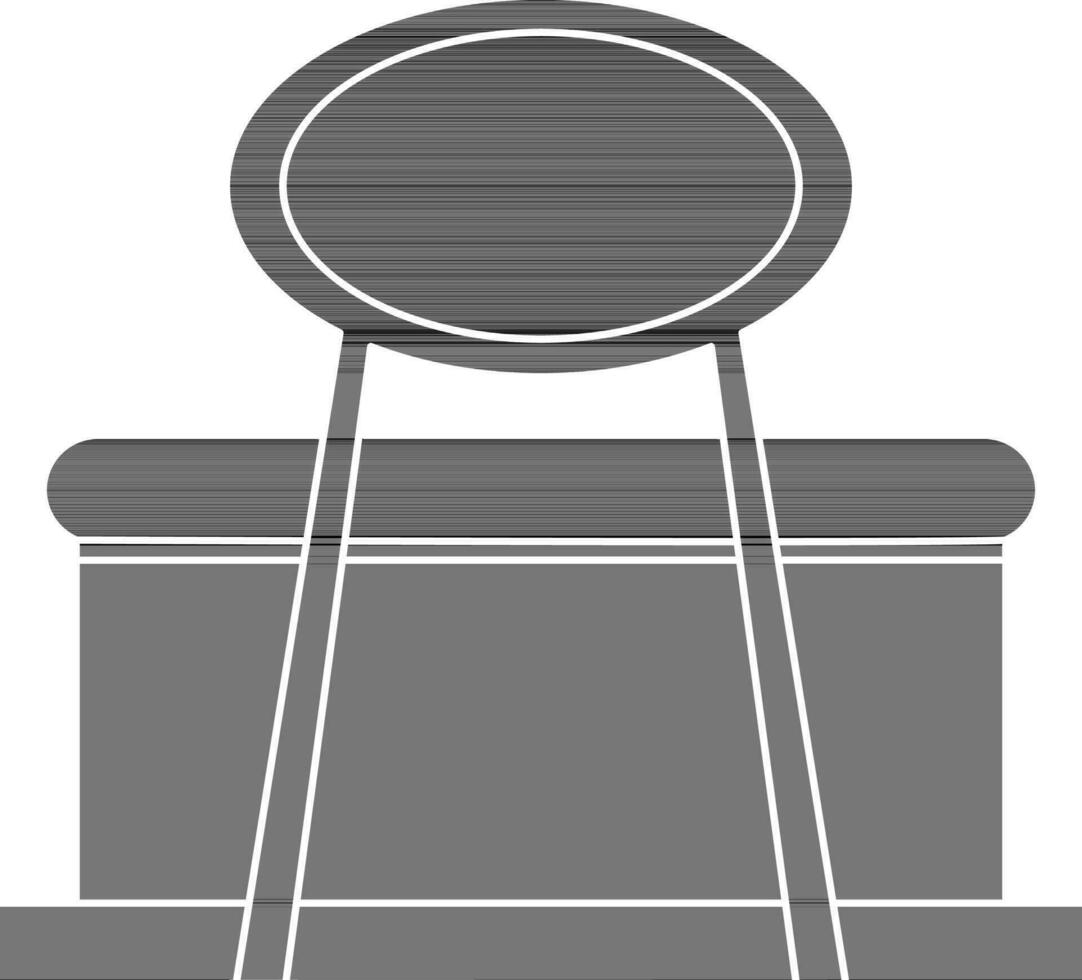 Paperclip icon for attachment paper or document. vector