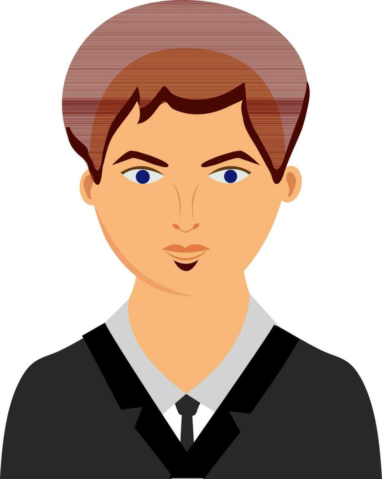 Character of a young man. vector