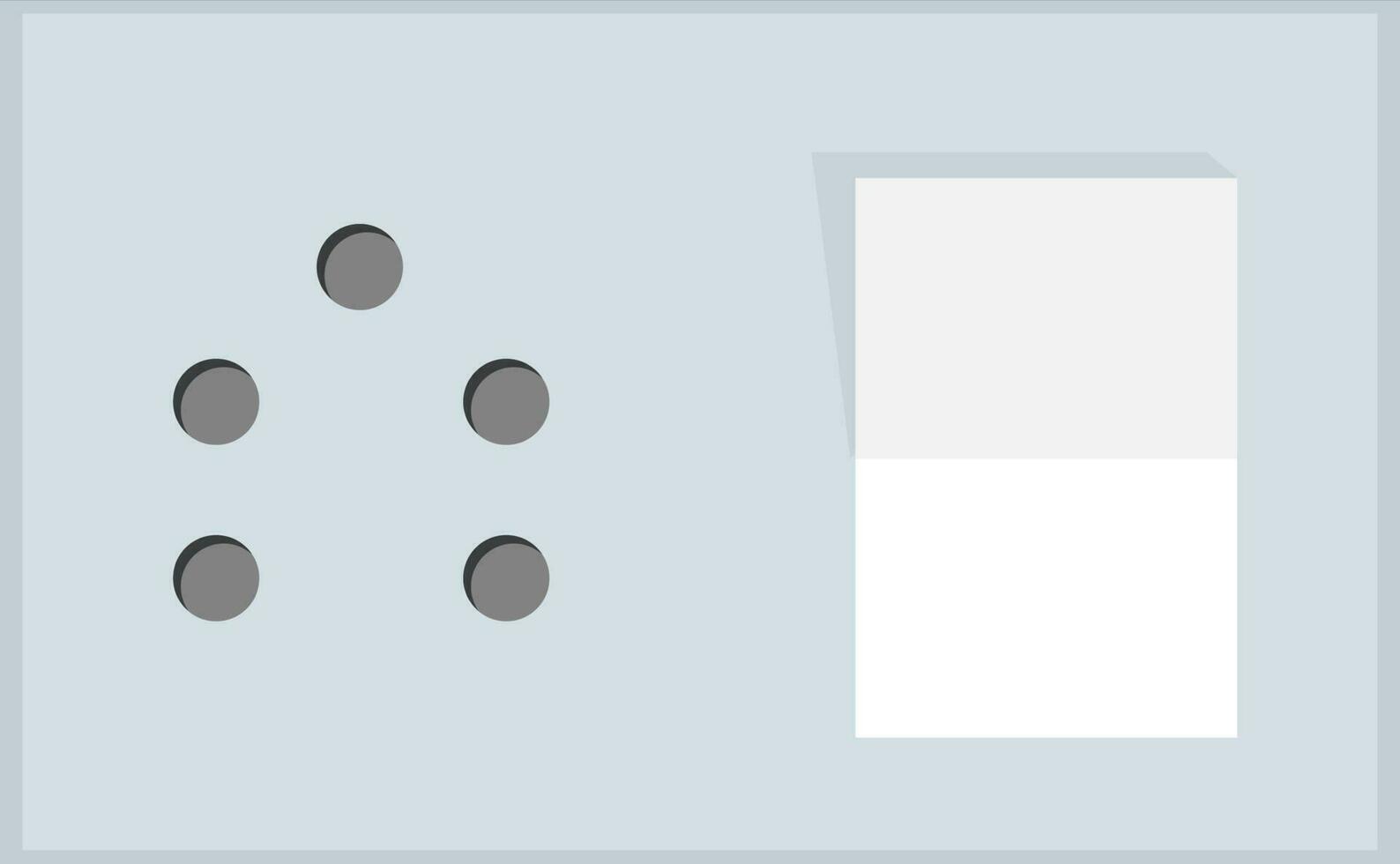 Electric outlet with socket and switch. vector