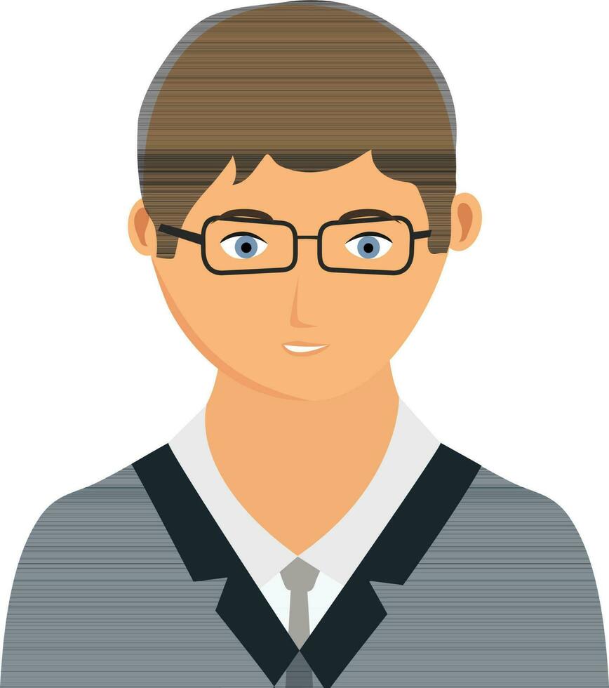 Business boy character. vector