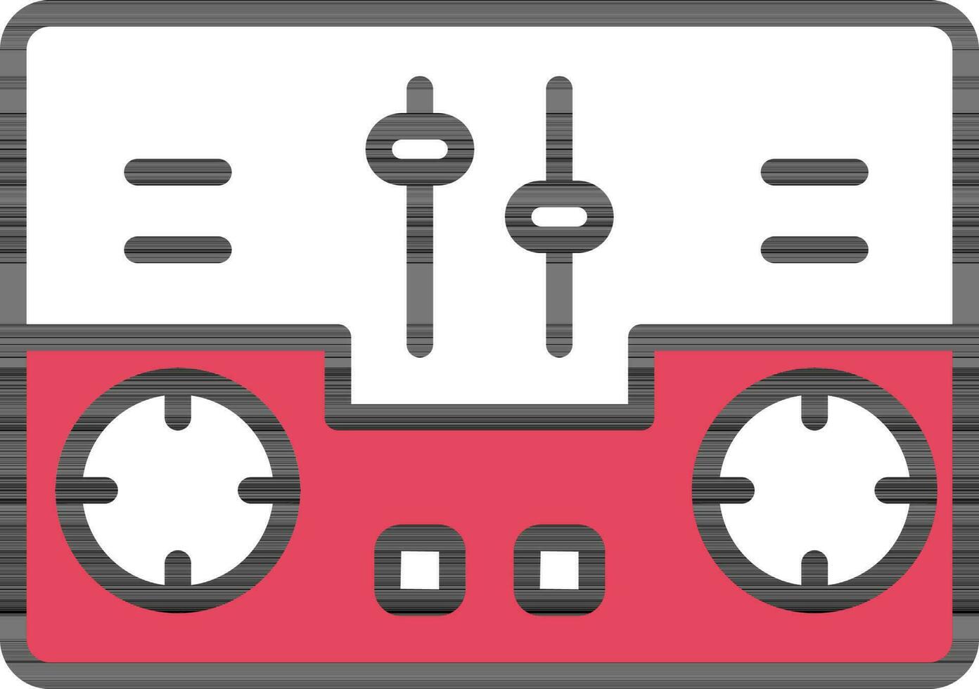 Audio, boombox, electronic, music, radio, sound icon vector