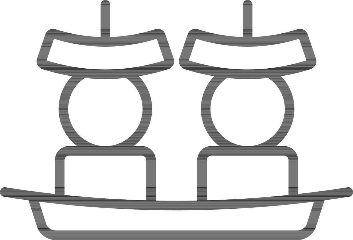 Chinese, new, year icon vector