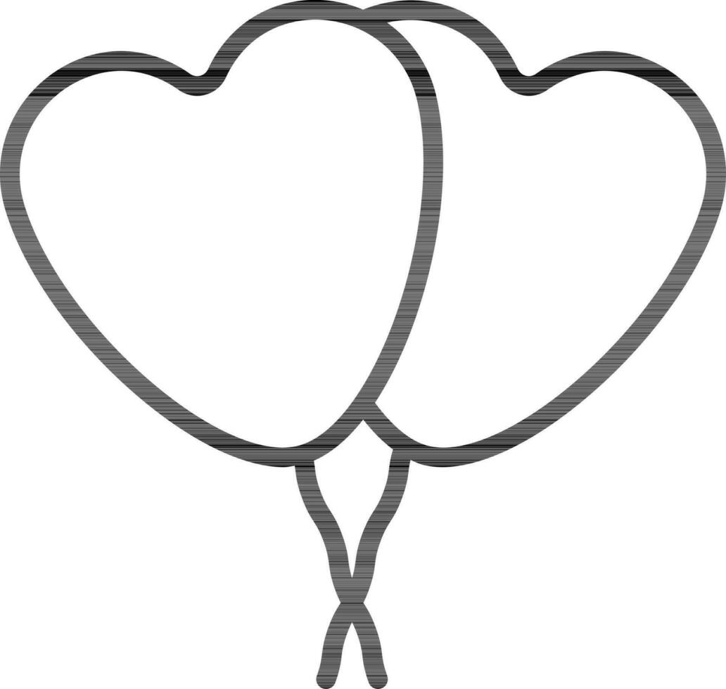 Balloon, congratulations, party icon vector