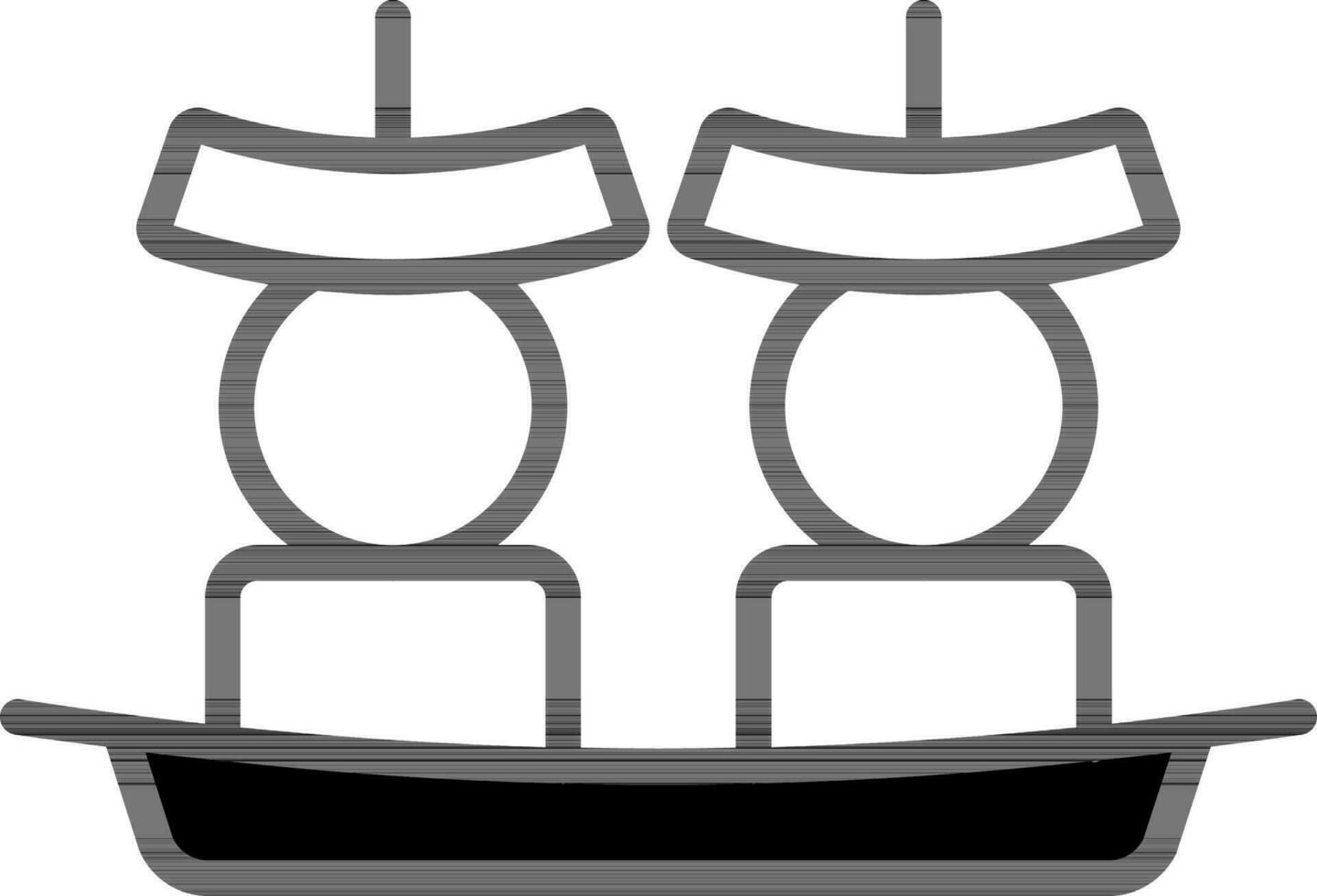 Chinese, new, year icon vector