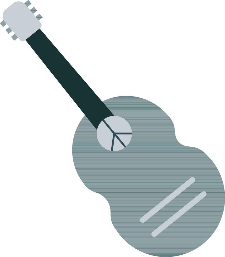 Guitar icon on white background. vector