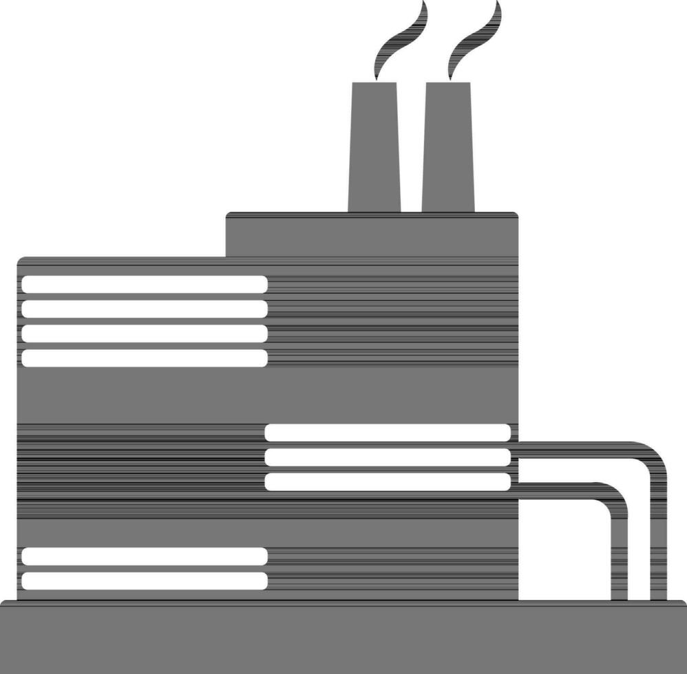 Industrial barrel icon or symbol. vector