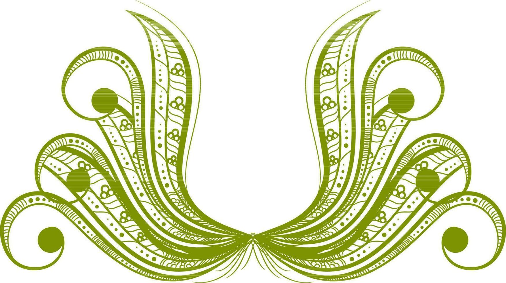 Decorative abstract design pattern. vector
