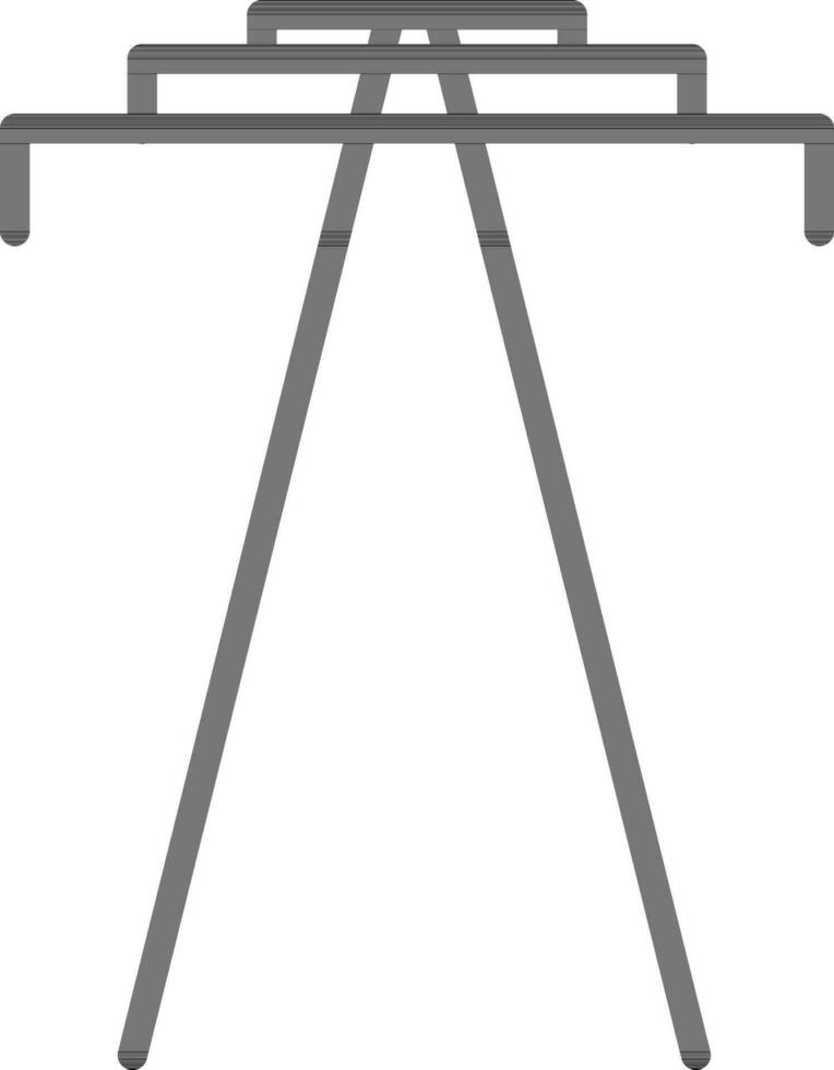Isolated flat style icon of tower. vector