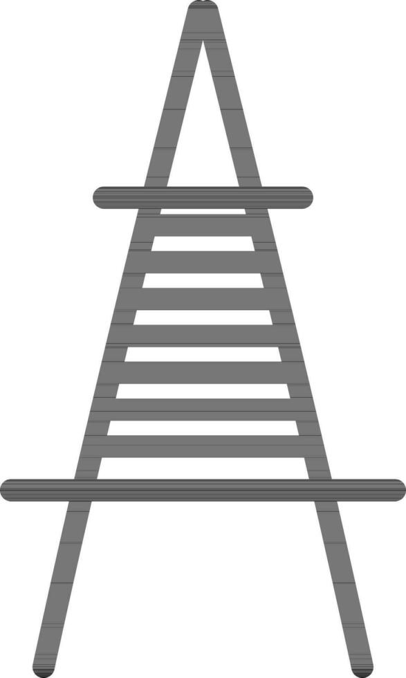 icono de poder línea torre en plano estilo. vector