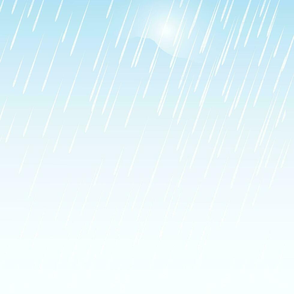 Vector illustration of rainy background.