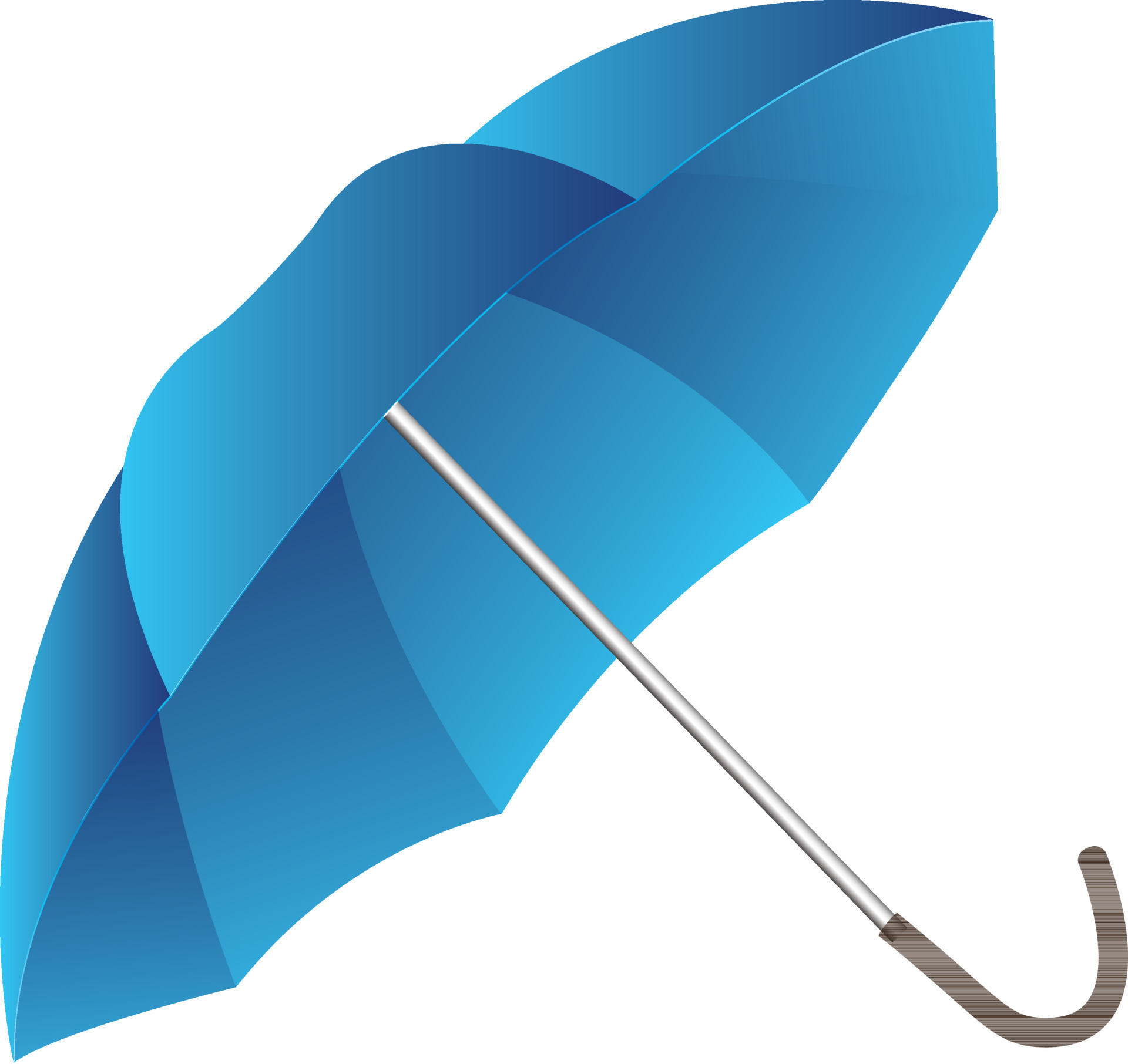 Beautiful shiny blue color umbrella. 24332551 Vector Art at Vecteezy