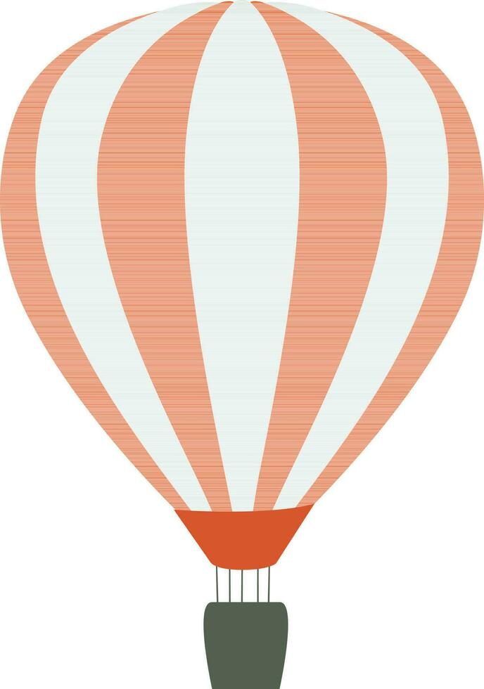 Hot air balloon icon. vector