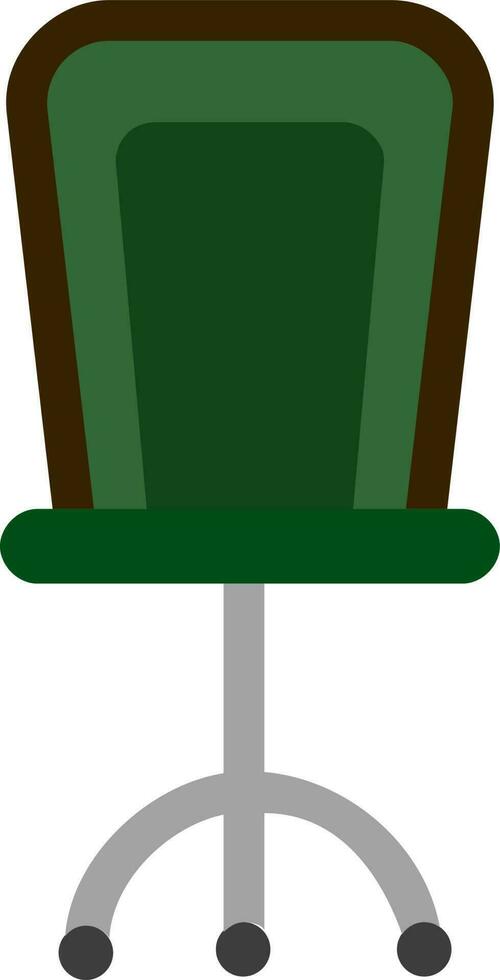 Illustration of a office chair. vector