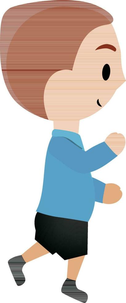 Cartoon character of a cute little boy. vector