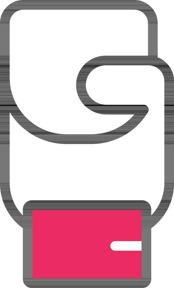 Boxing Glove Icon Flat Style. vector
