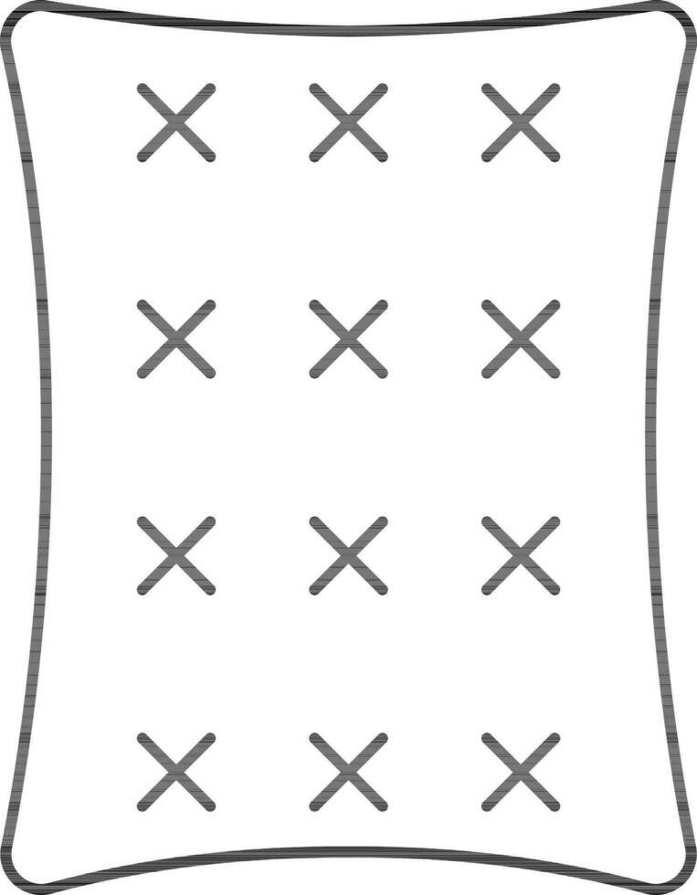 Biscuit Icon In Thin Line. vector