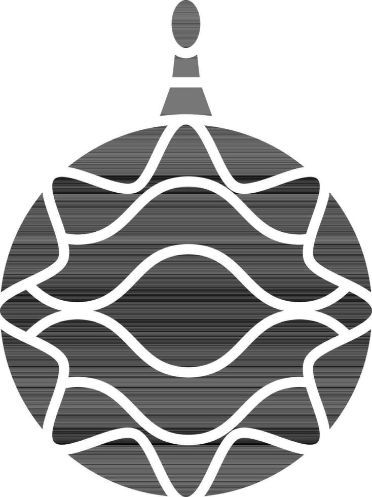 Christmas, ball, decoration, new year icon vector