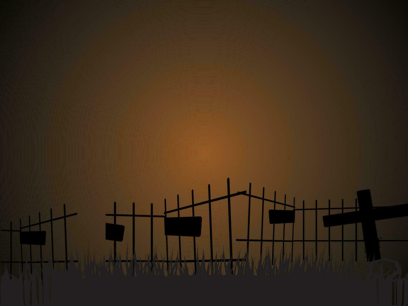 Halloween dark night background. vector