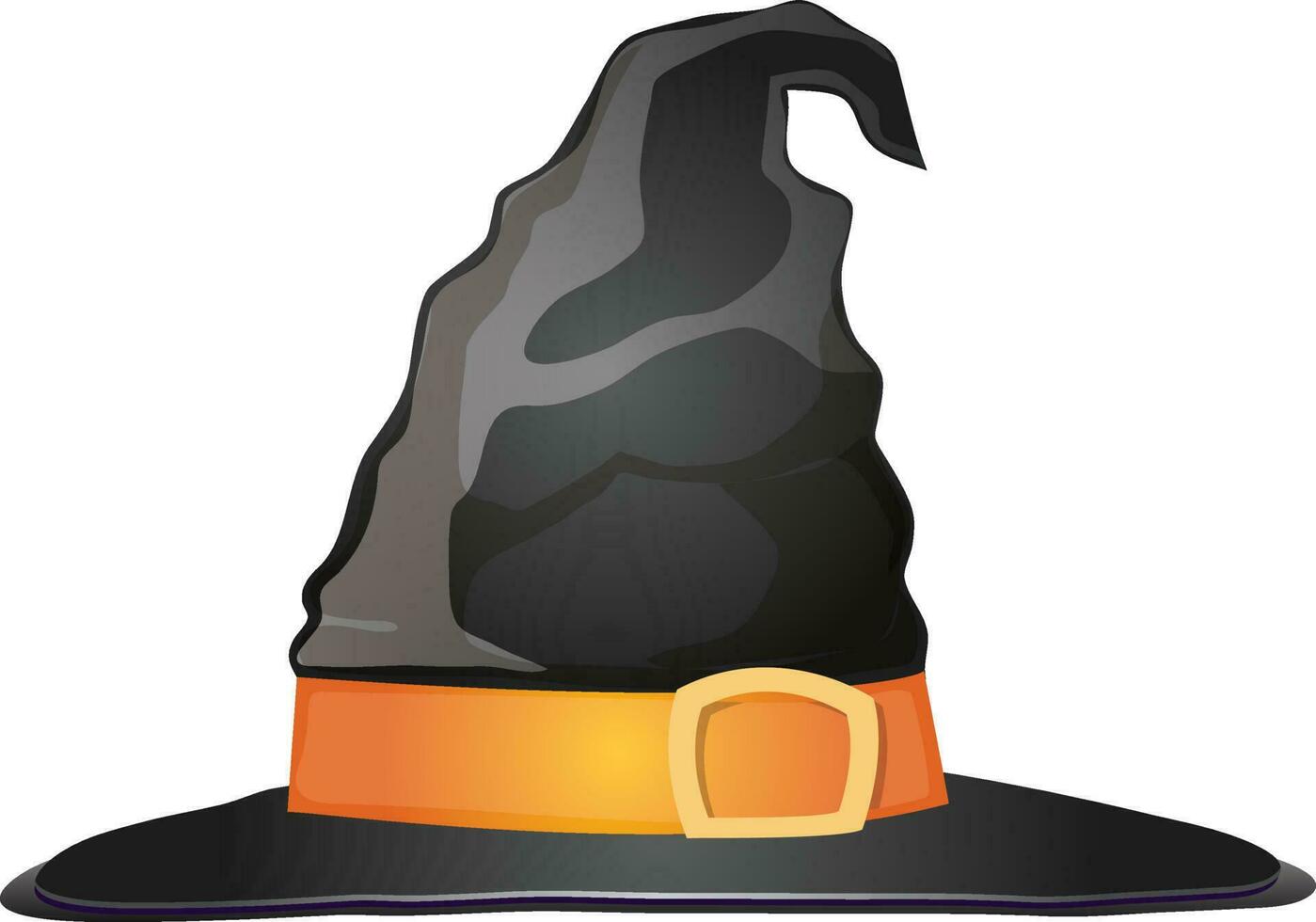 Illustration of witch hat icon. vector