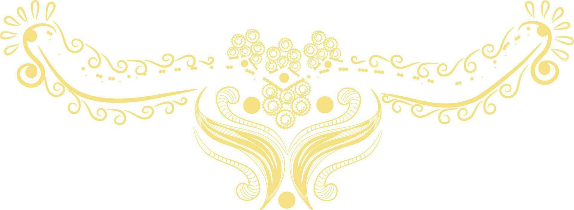 Flat design pattern for border. vector