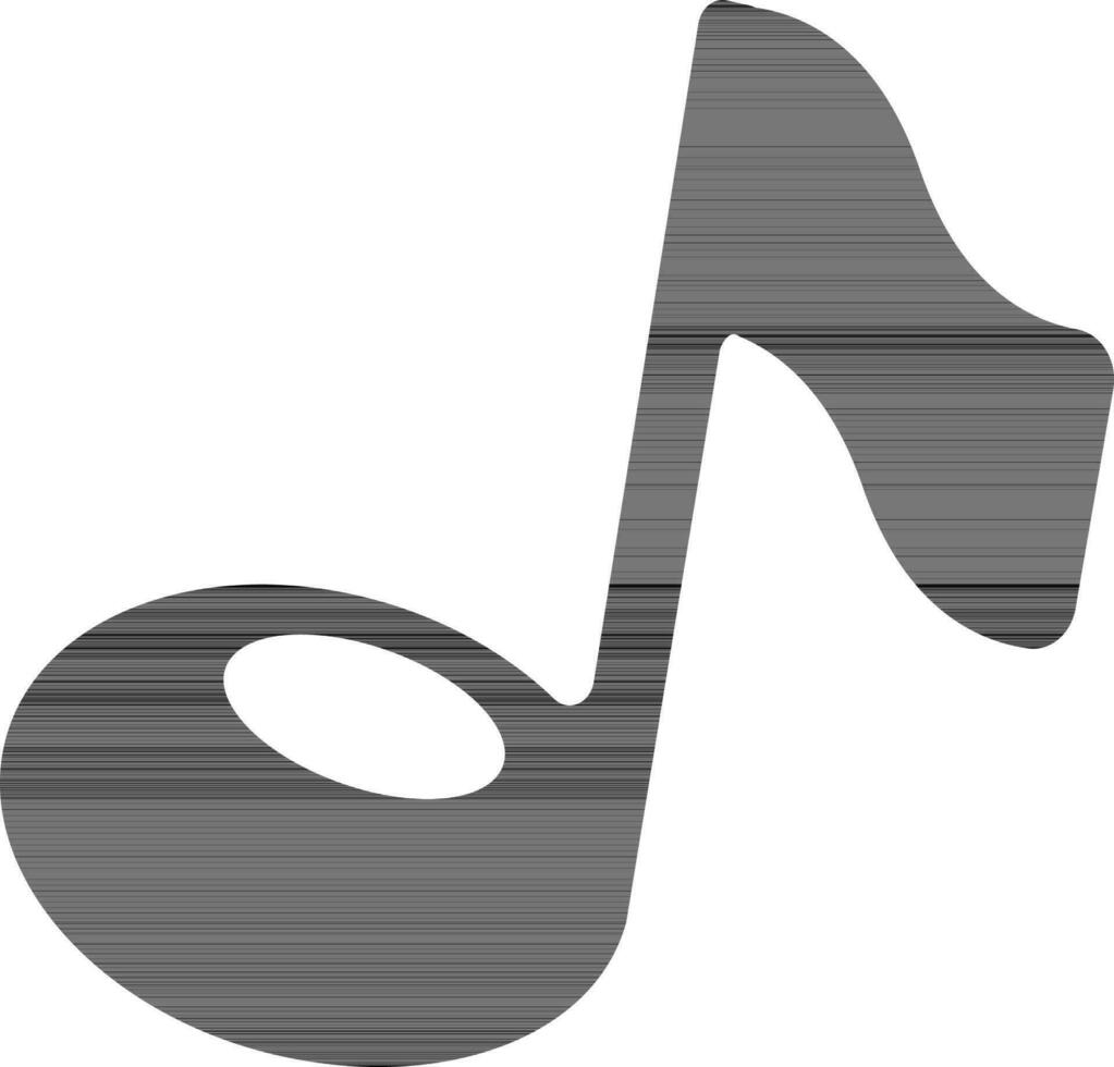 Music Note sign or symbol. vector
