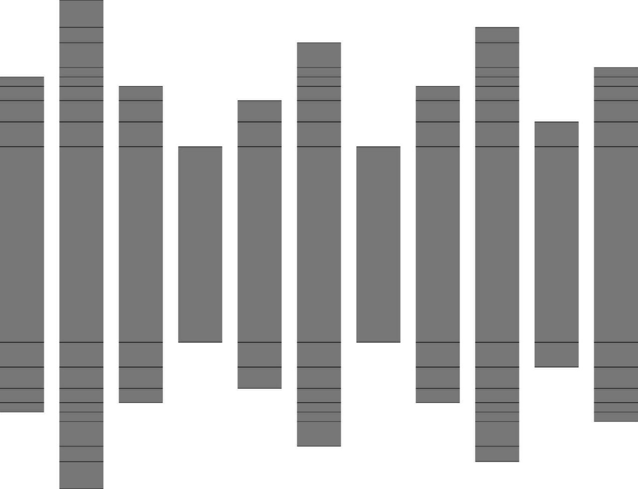 Music Sound Waves sign or symbol. vector