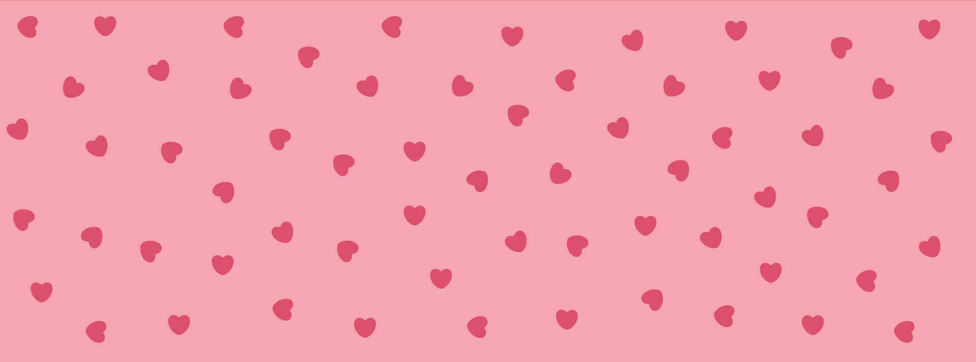 Seamless heart pattern abstract background. vector