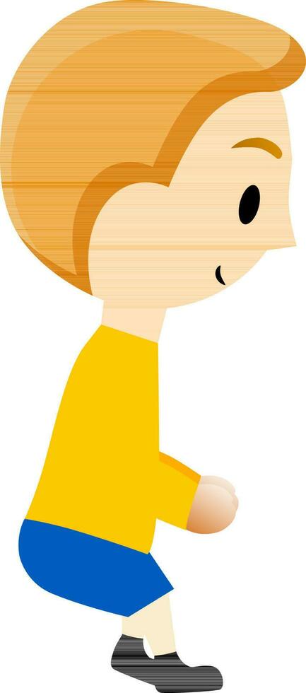 Cartoon caracter of a boy. vector