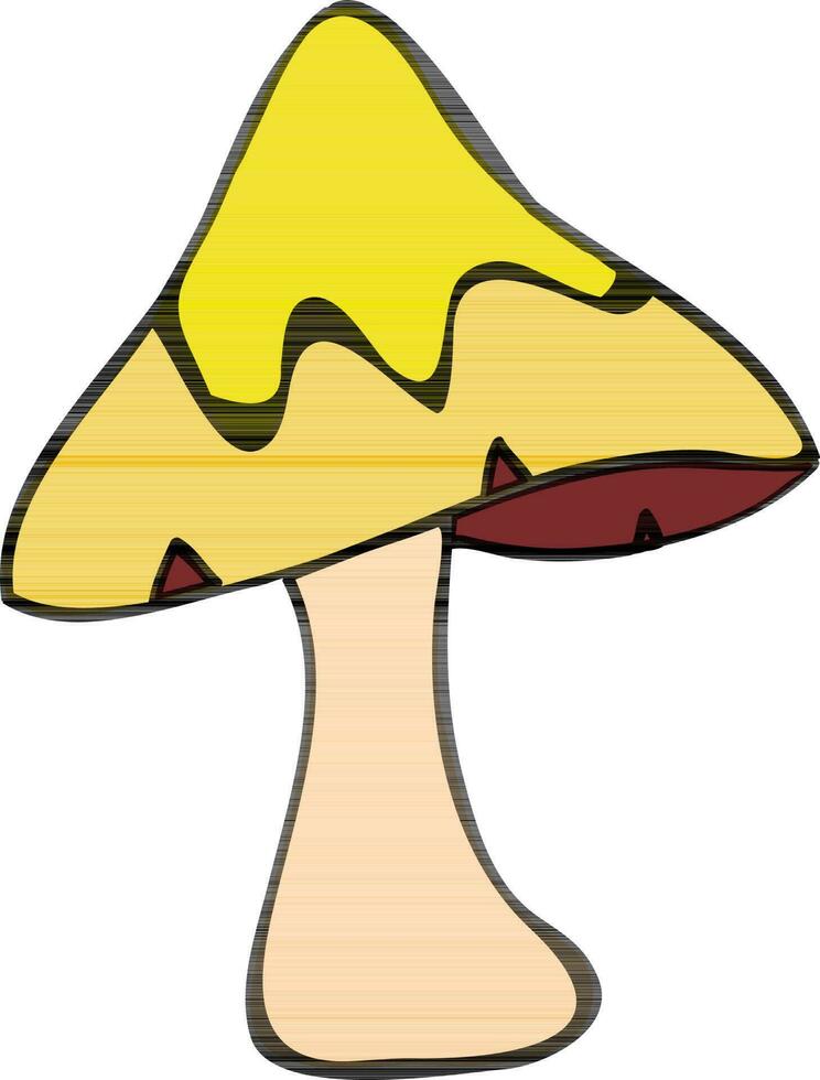 Vector illustration of amanita.