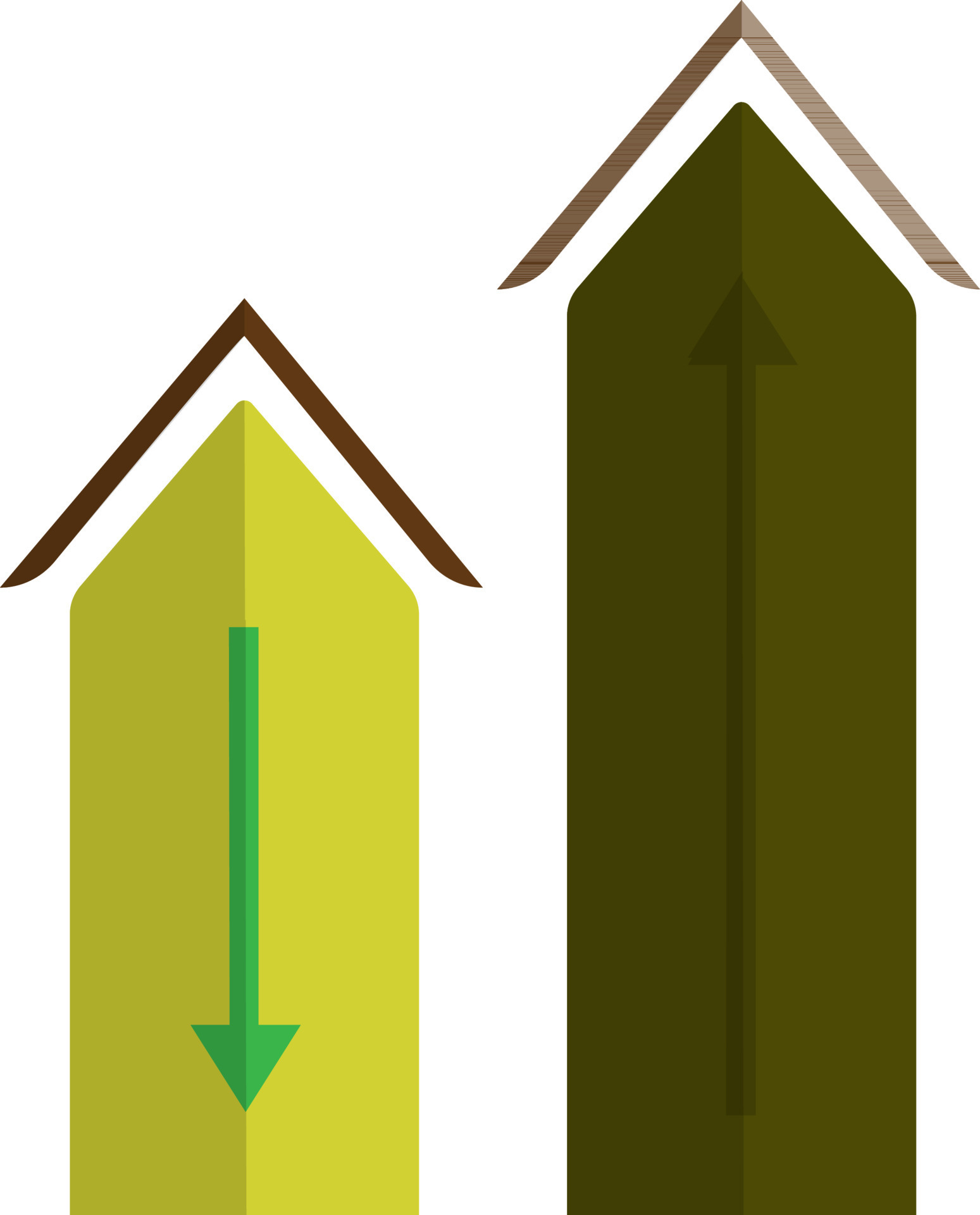 Flat style growth graph. 24336604 Vector Art at Vecteezy