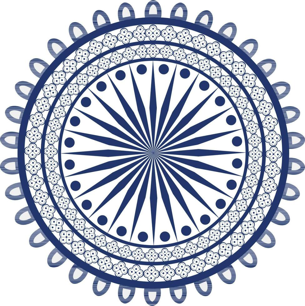 Floral pattern mandala design. vector