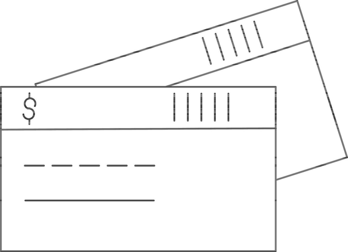 Illustration of Banking Browser Icon in Line Art. vector