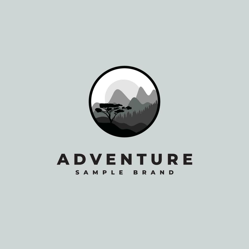 adventure logo design vector