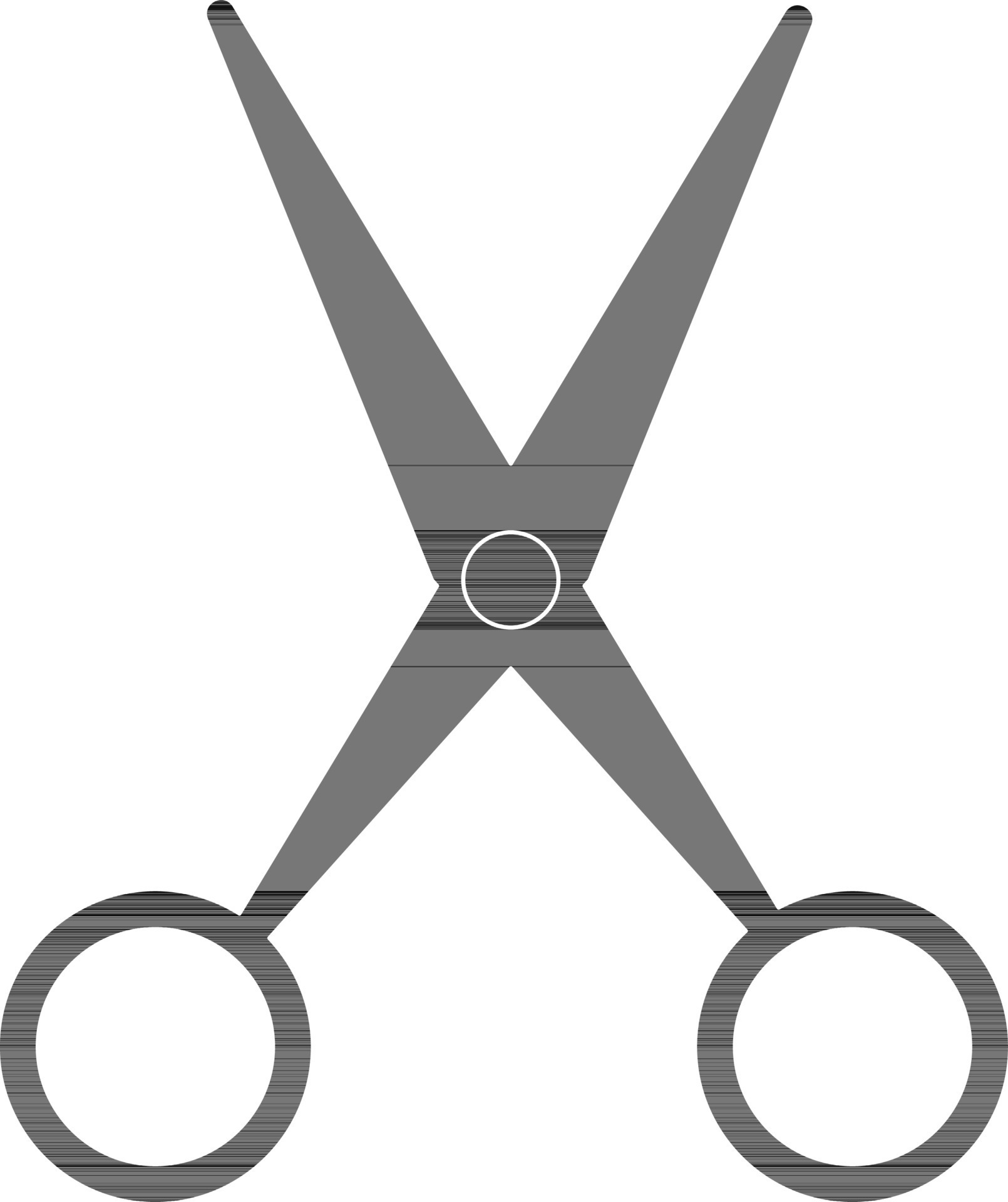 Black scissor in flat style. 24337607 Vector Art at Vecteezy