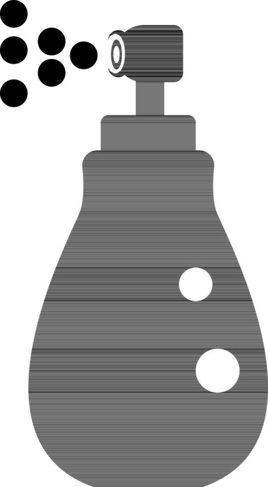 Spray Bottle icon in flat style. vector