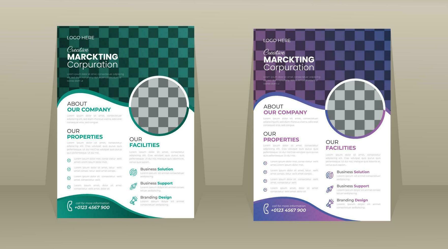 Professional Business Flyer design template vector