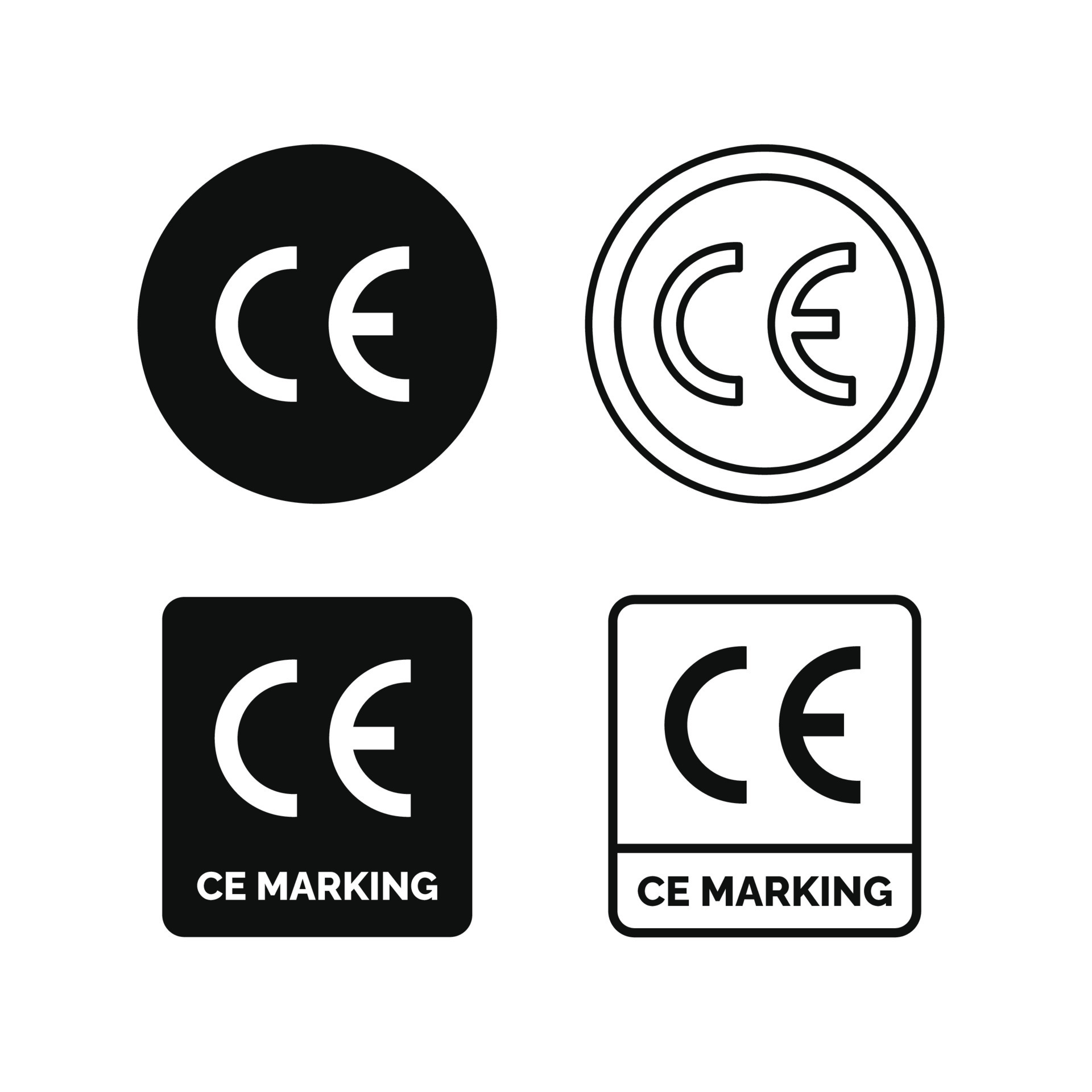 CE marking icon isolated on white background 24338602 Vector Art at