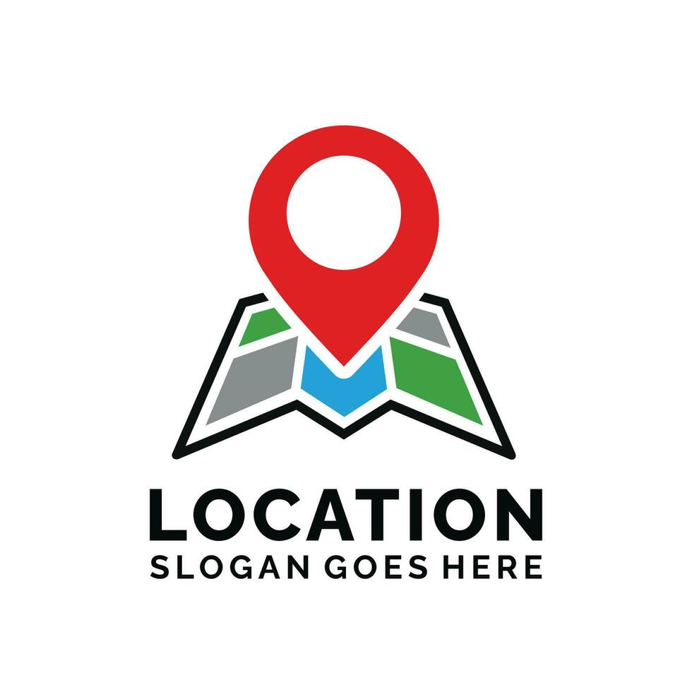 Location logo design vector illustration