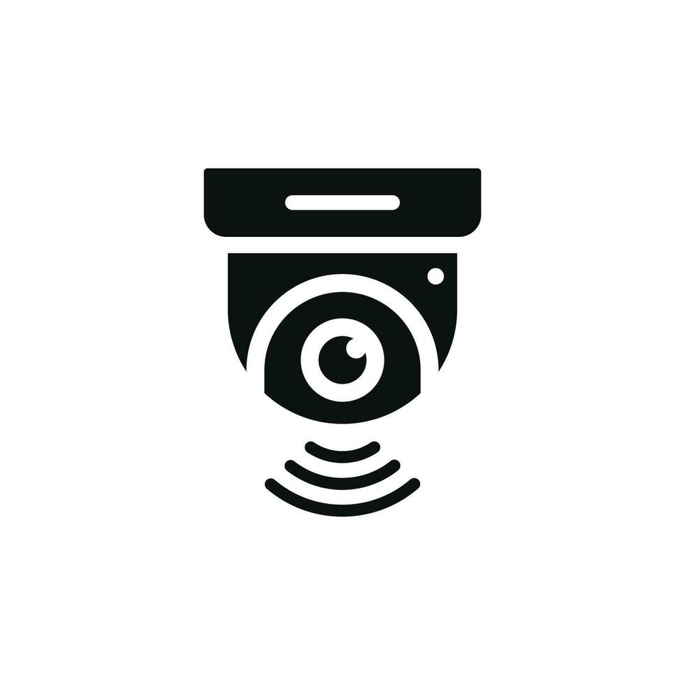 CCTV icon isolated on white background vector